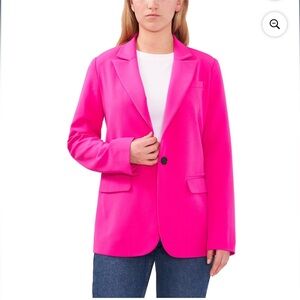 NWT Vince Camuto Hot Pink Blazer Size L